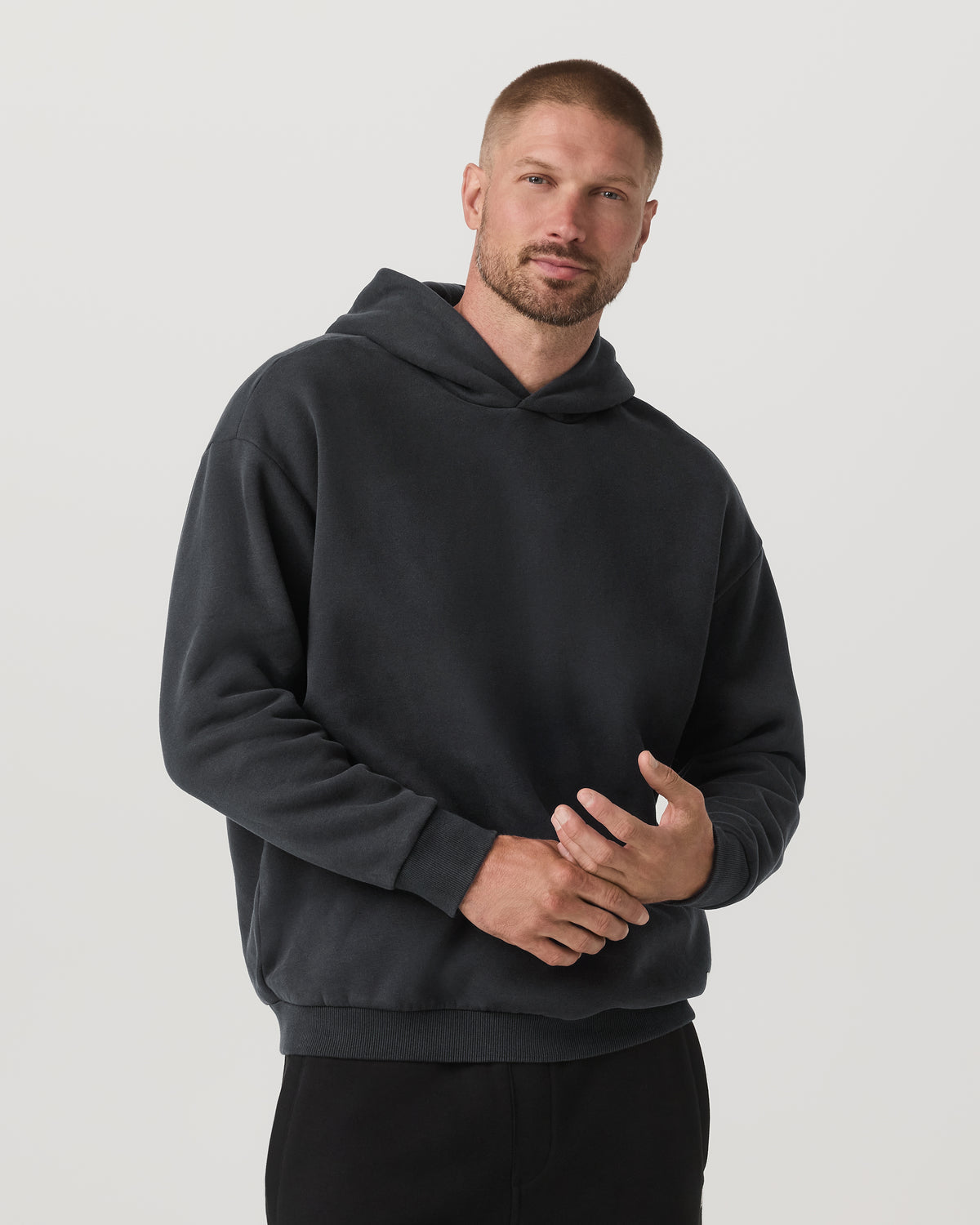 Women Vuori Restore Oversized Hoodie Washed Black