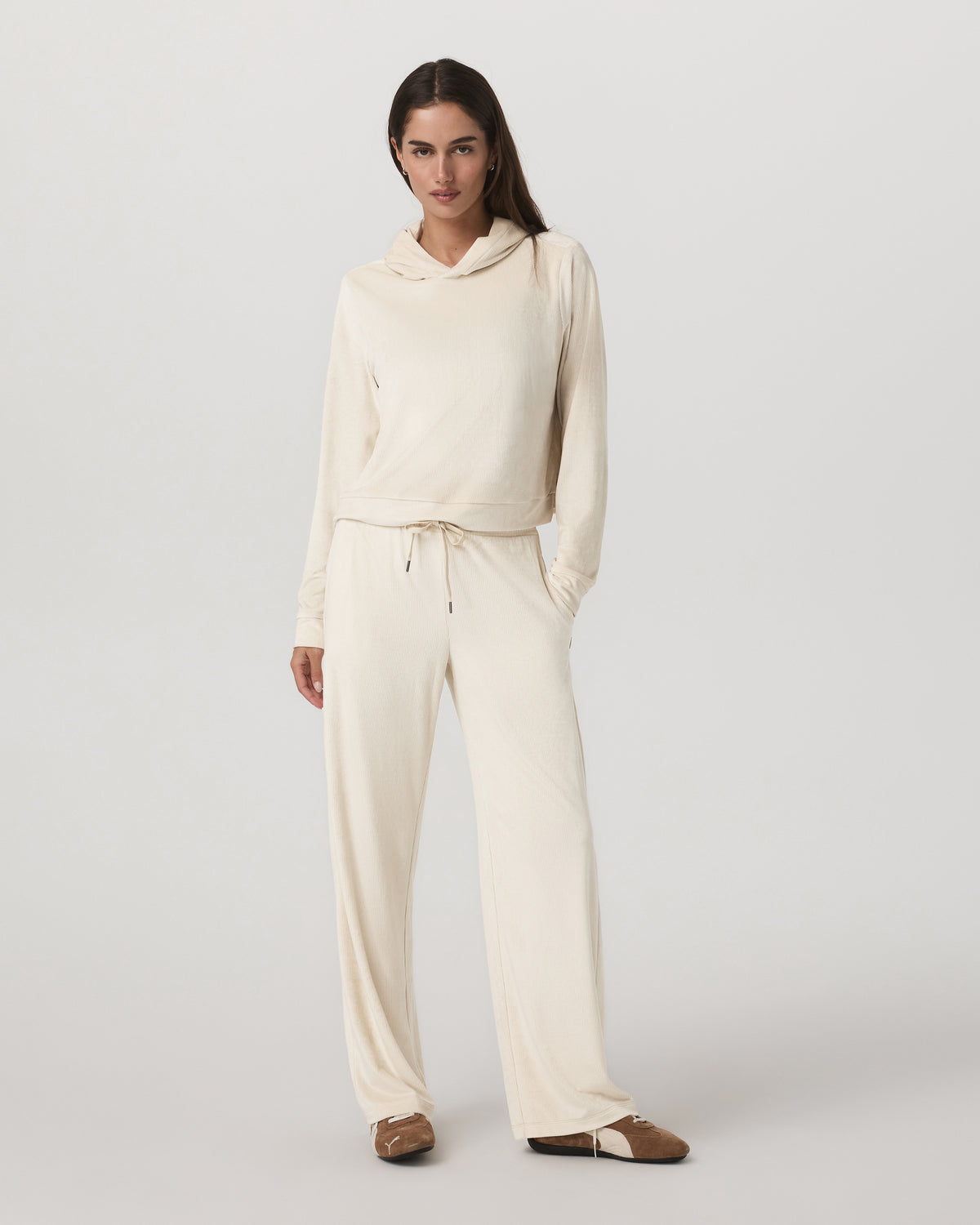 Women Vuori Haven Hoodie Women's Bone Hoodie