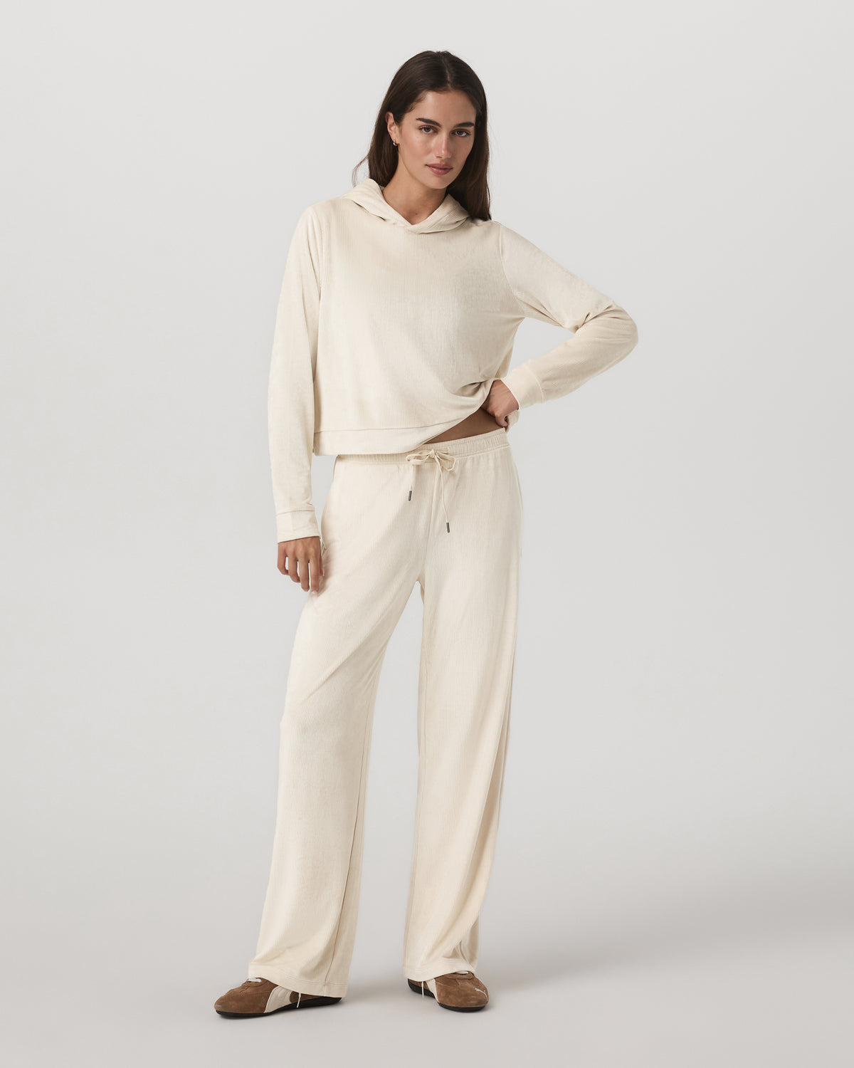 Women Vuori Haven Hoodie Women's Bone Hoodie