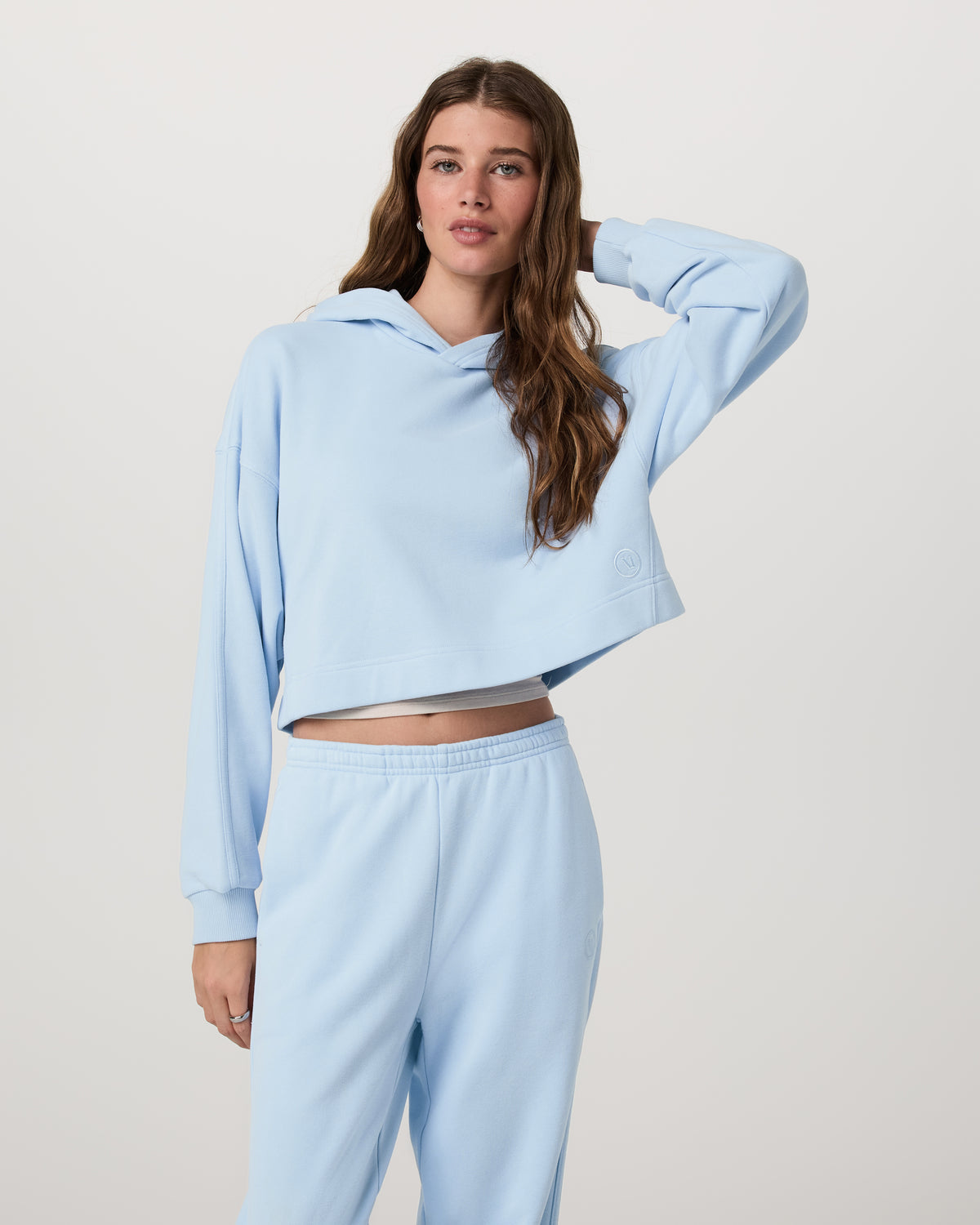 Women Vuori Sedona Pullover Hoodie Women's Crystal Blue Hoodie