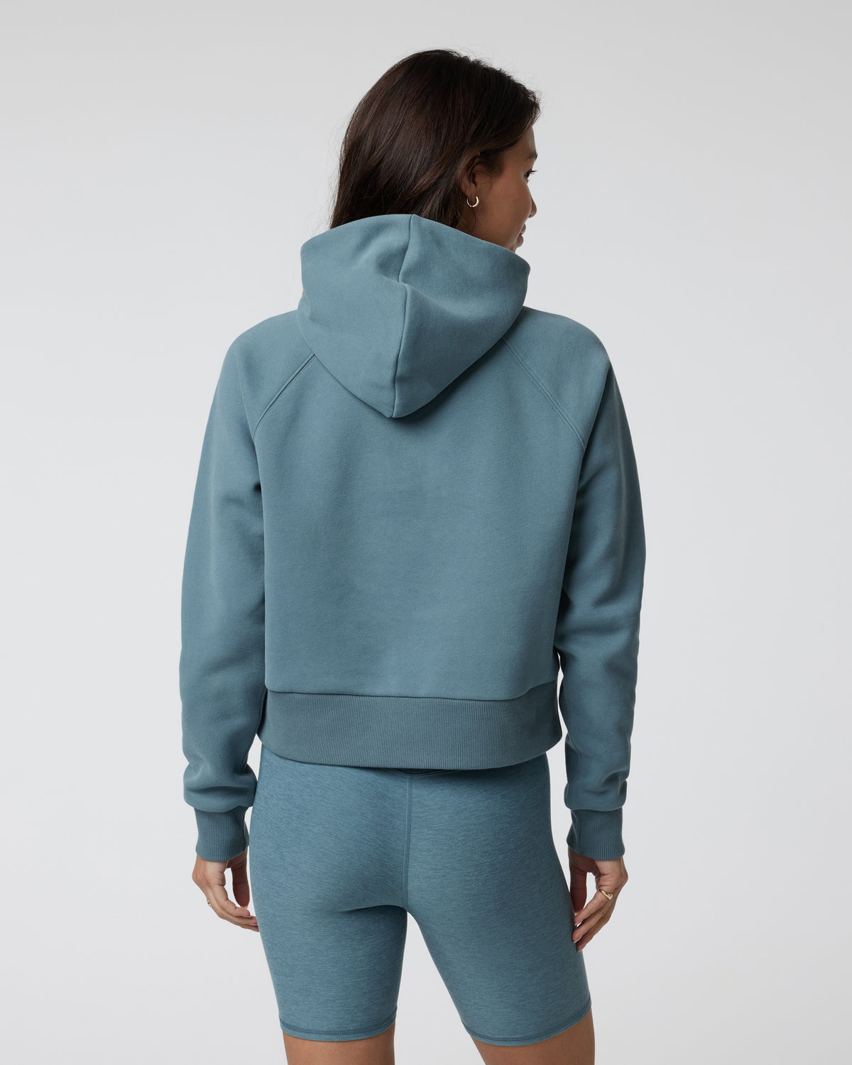 Women Vuori Restore Half Zip Hoodie Women's Smoke Blue Hoodie
