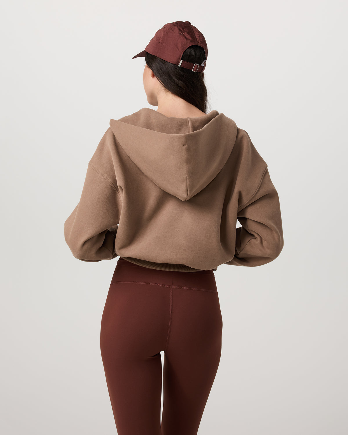 Women Vuori Restore Mini Full Zip Hoodie Women's Nutmeg Jacket