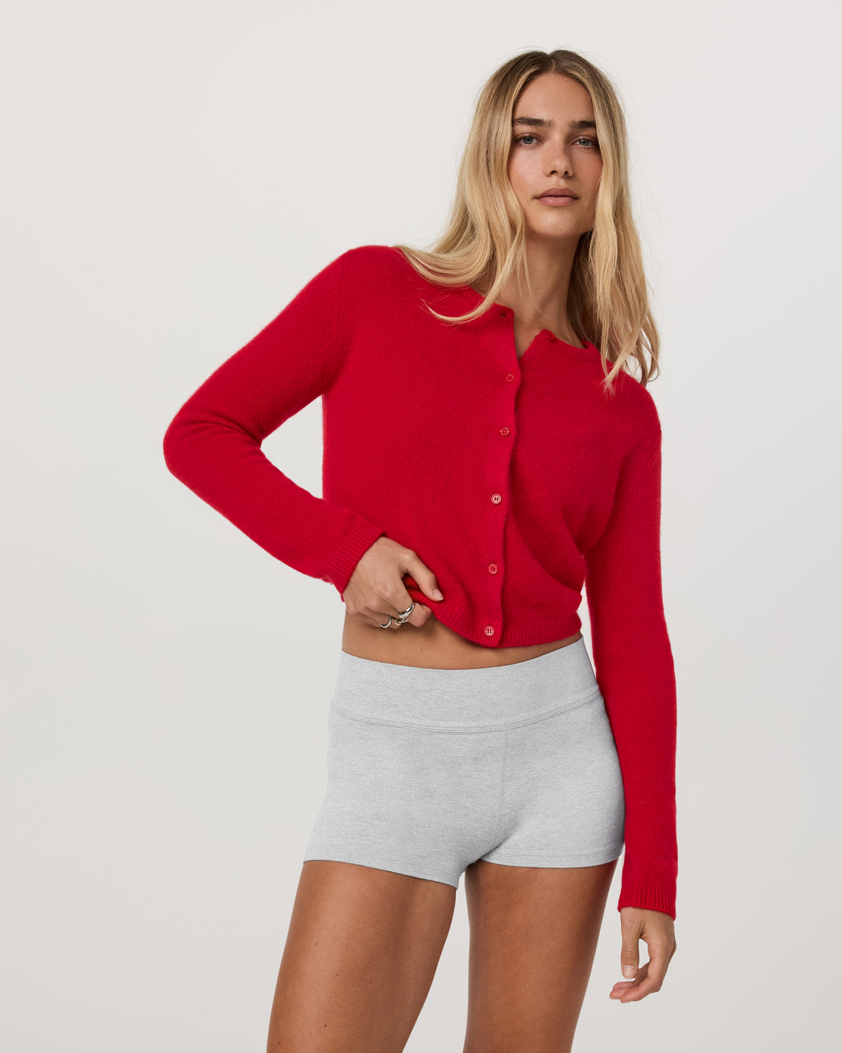 Women Vuori Émilie Cashmere Cardi Women's Cherry Cardi