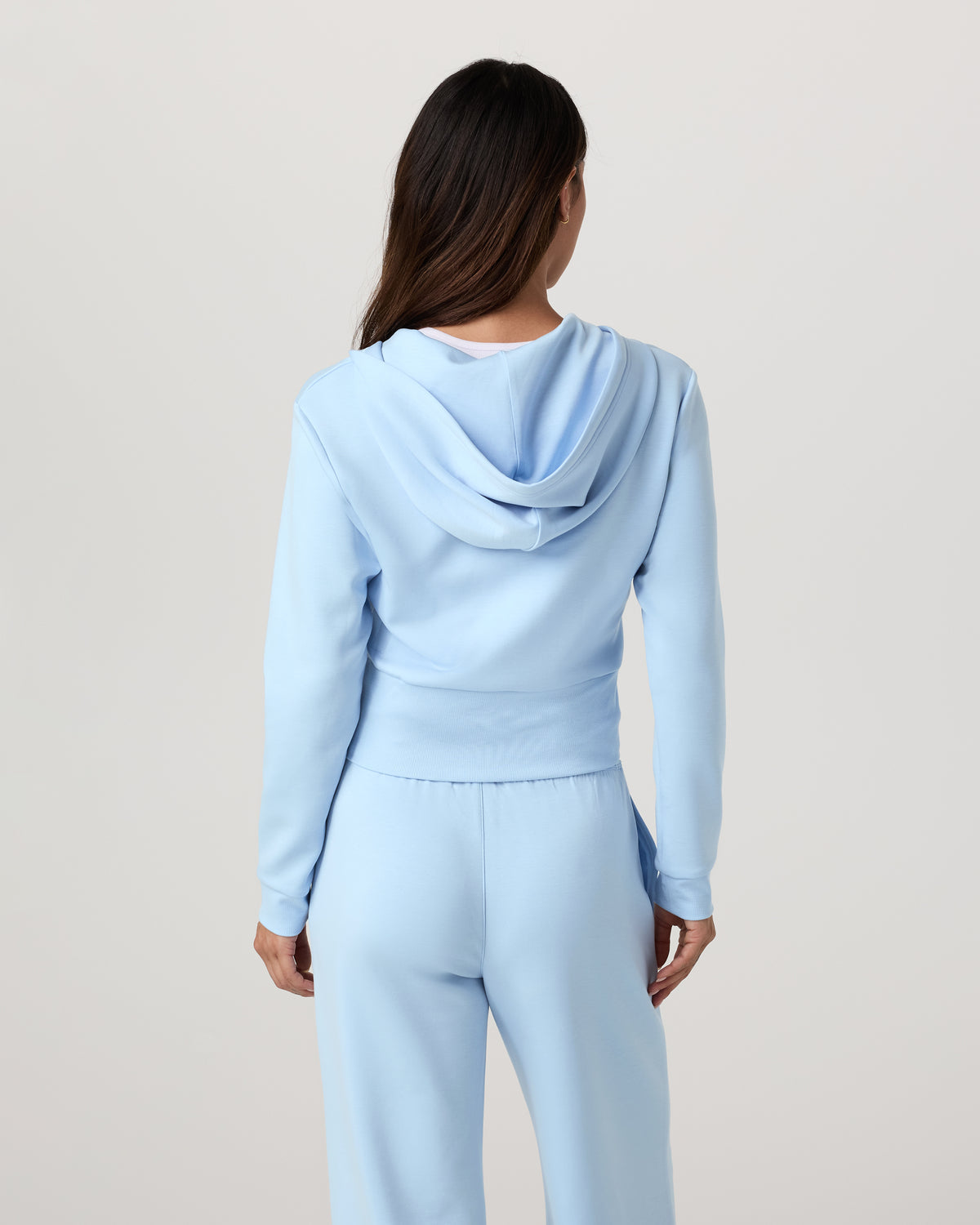 Women Vuori Compose Full Zip Hoodie Women's Crystal Blue Jacket