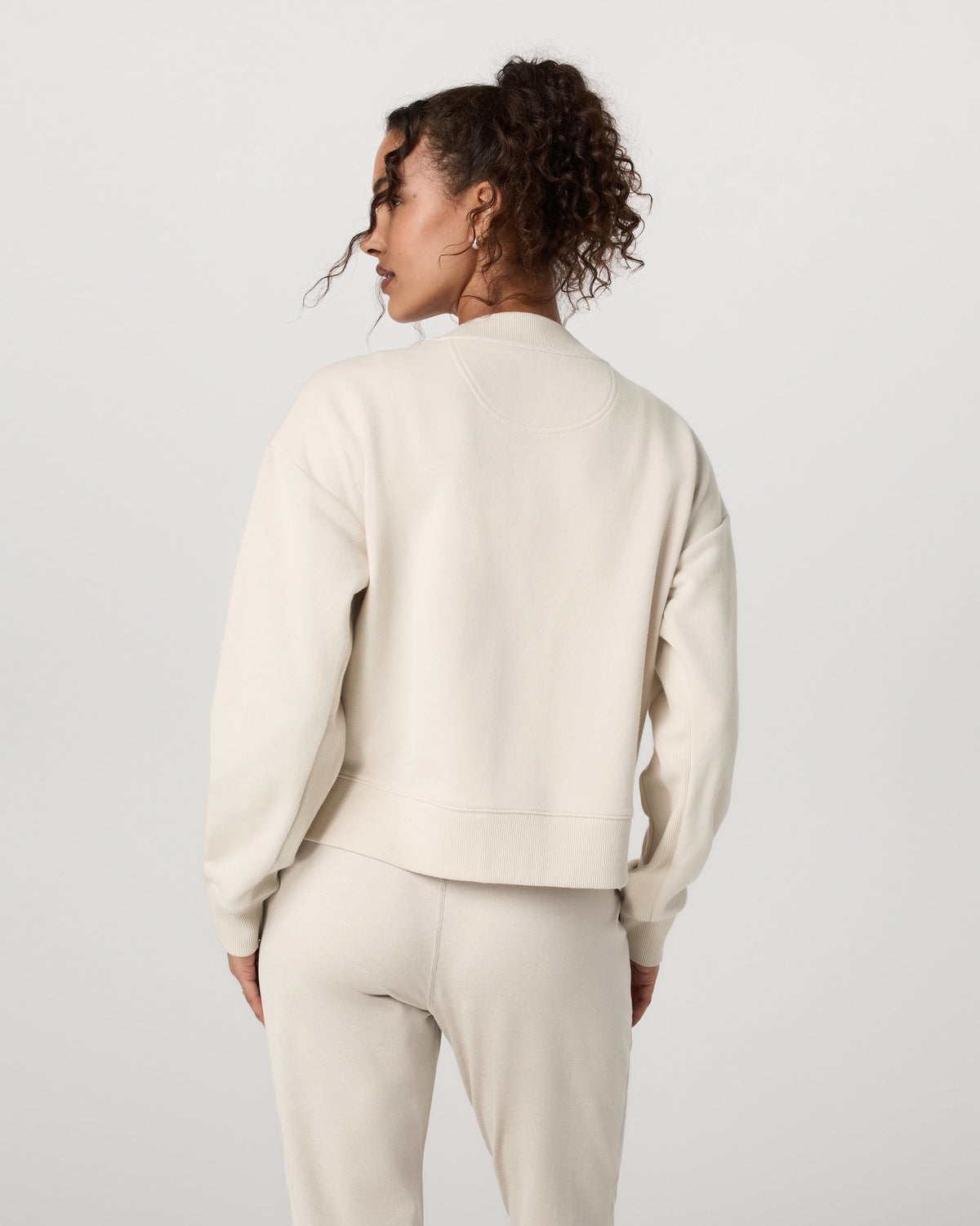 Women Vuori Sedona Cardigan Women's Bone Button-Down Sweater