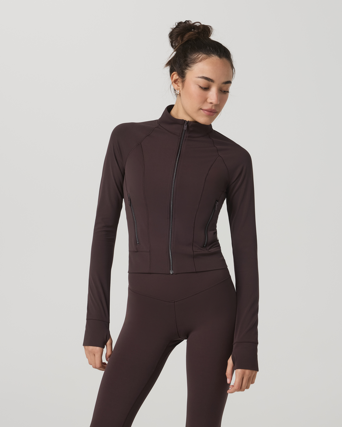 Women|New Vuori Vuori AllTheForm™ Fitness Jacket Women's French Roast Jacket