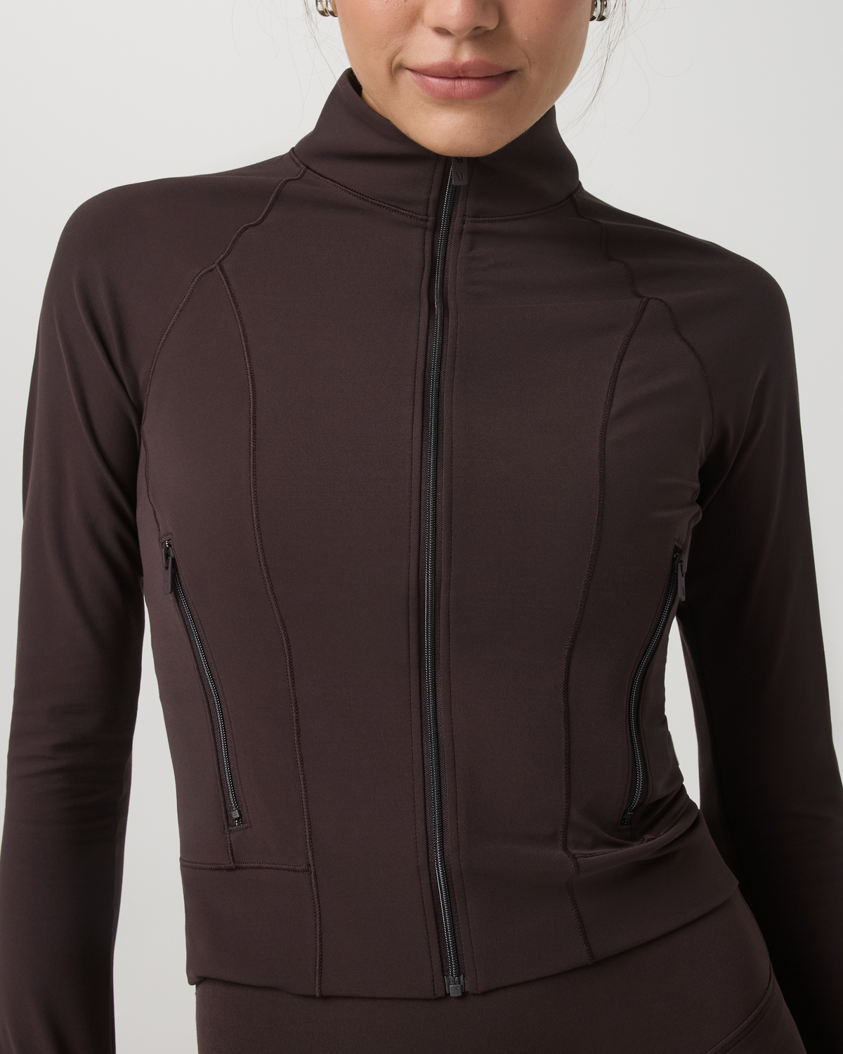 Women|New Vuori Vuori AllTheForm™ Fitness Jacket Women's French Roast Jacket