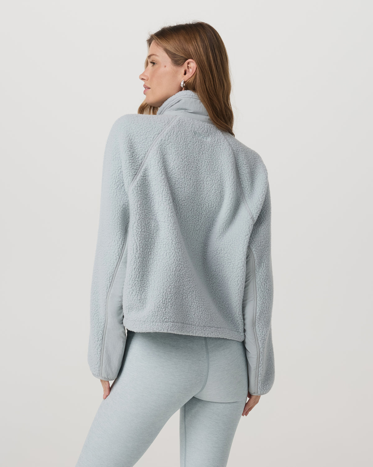 Women Vuori Alpine Jacket Women's Cozy Fleece Jacket in Blue Haze