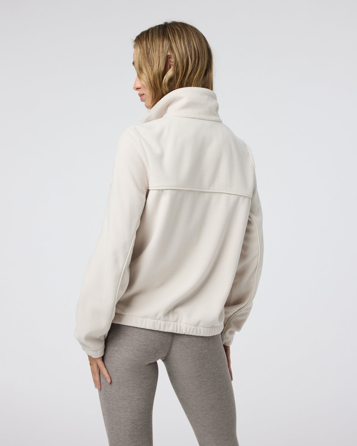 Women Vuori Women's Aspen Full Zip Dune Fleece Pullover