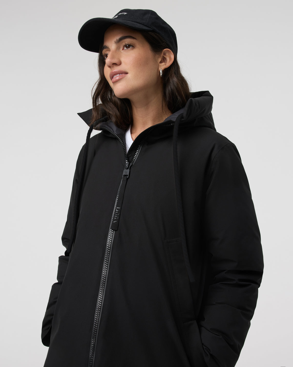 Women Vuori Icelandic Anorak Women's Black Waterproof Jacket