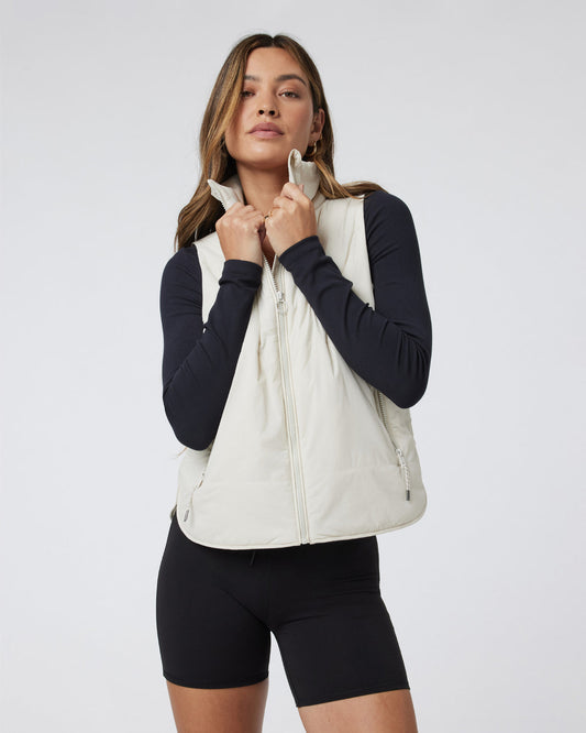 Women Vuori Canyon Insulated Vest Bone Lightweight Vest