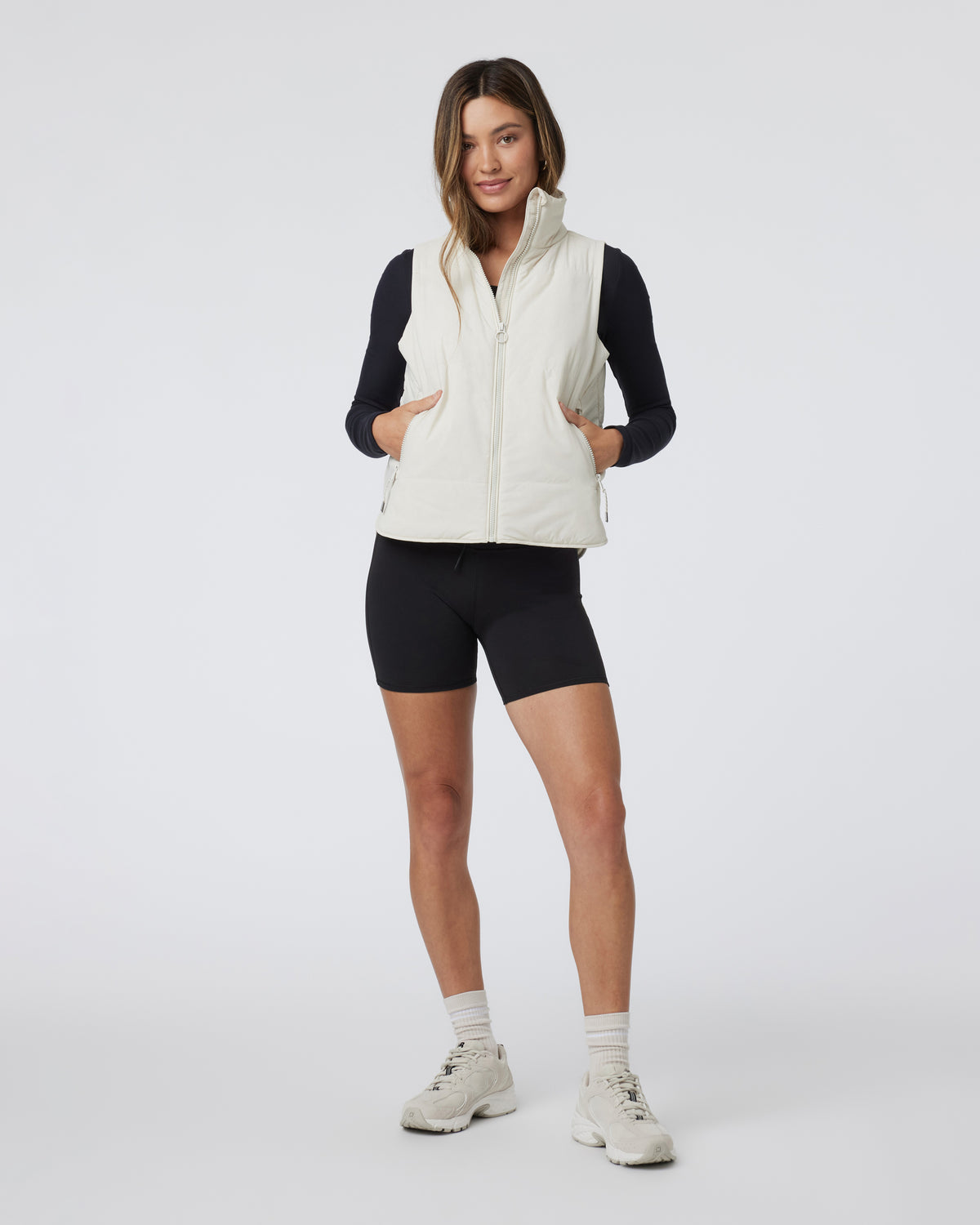 Women Vuori Canyon Insulated Vest Bone Lightweight Vest