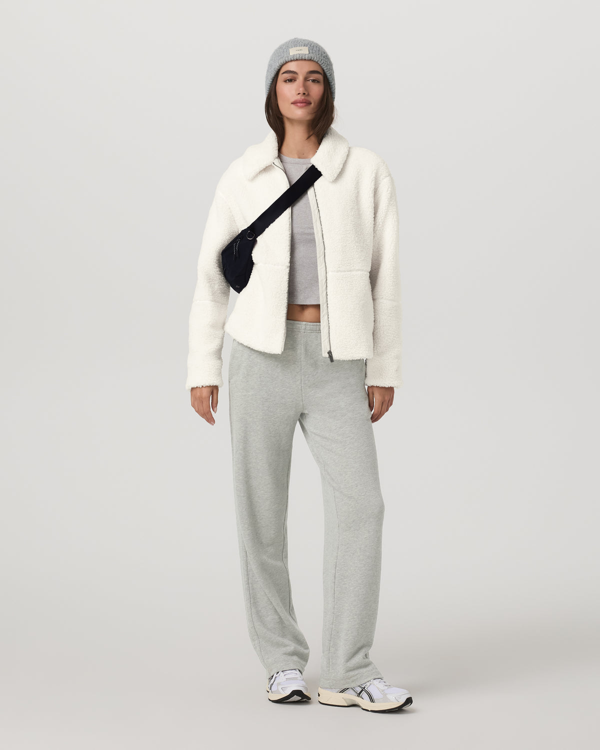 Women Vuori Lou Full Zip Jacket Women's Marshmallow Fleece Jacket
