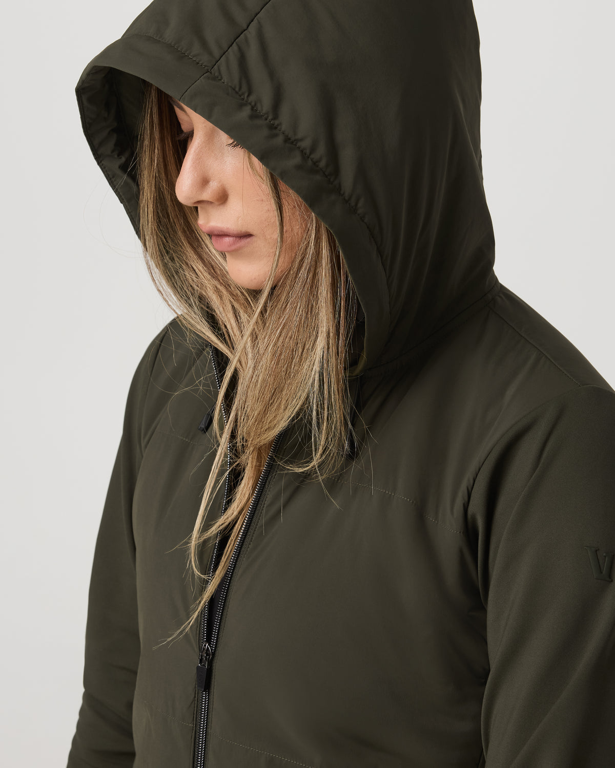 Women Vuori Chilled Out Full Zip Women's Olive Training Jacket