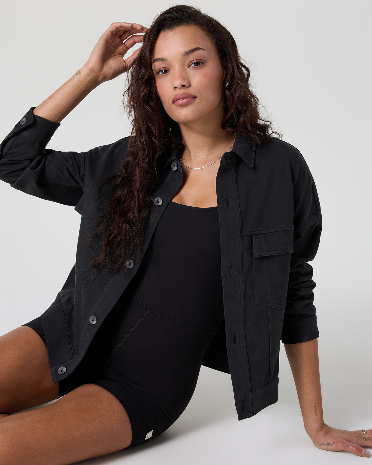 Women Vuori Mackenzie Jacket Washed Black