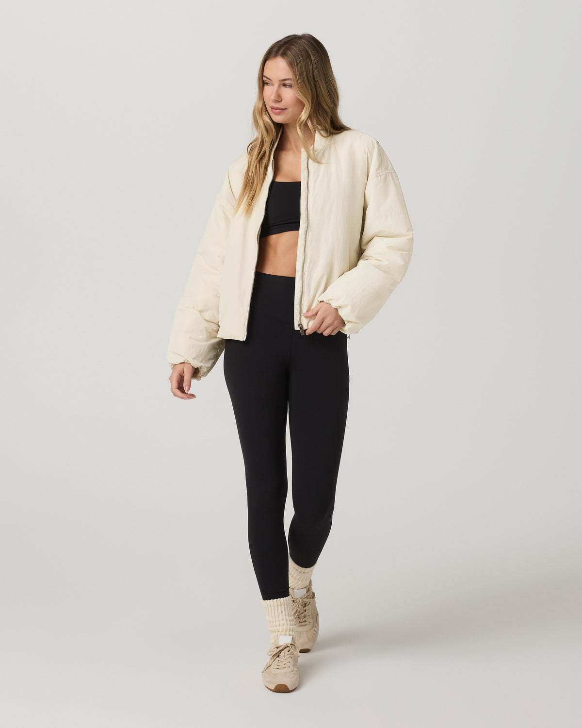 Women|New Vuori Lund Insulated Jacket Women's Bone Oversized Jacket