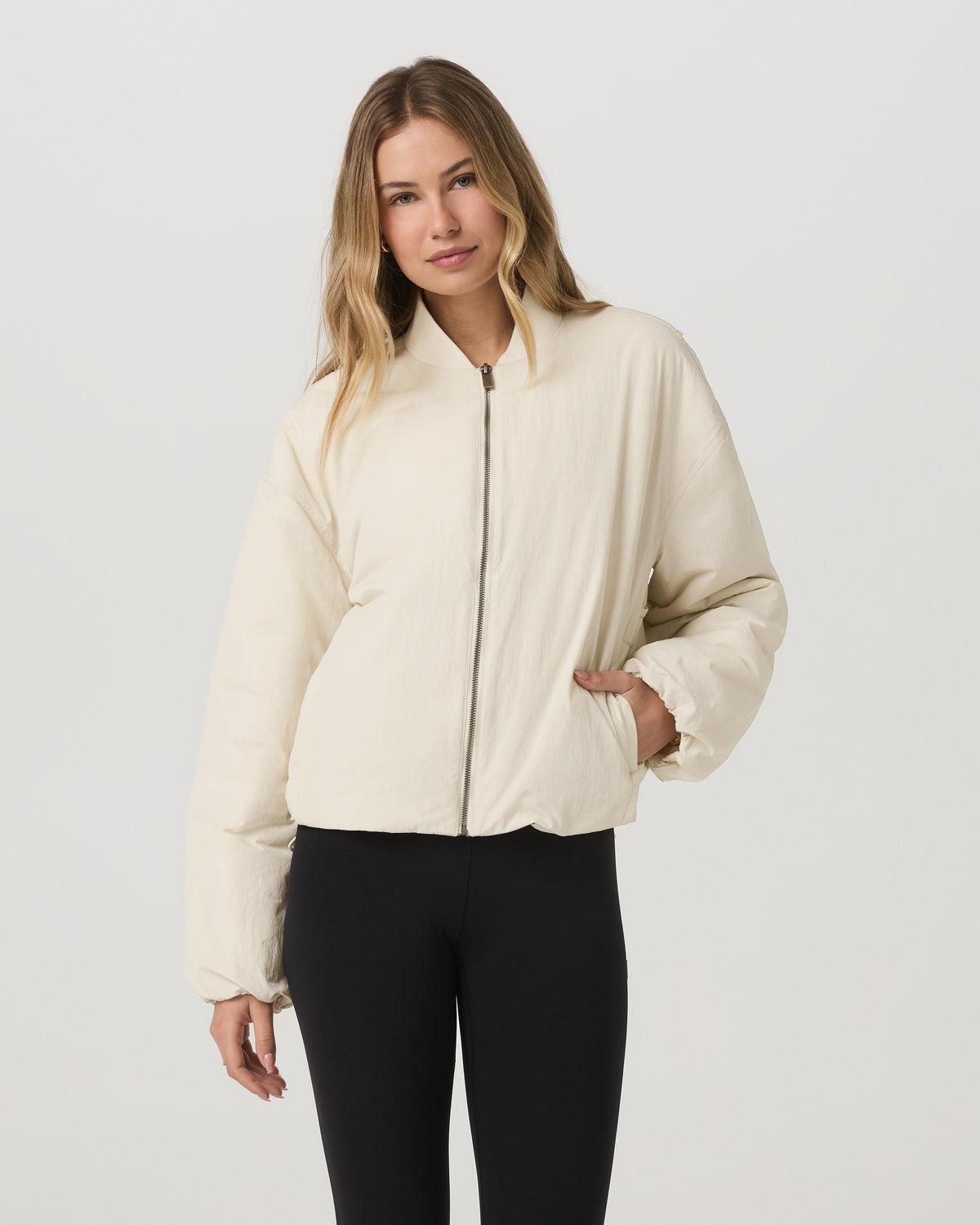 Women|New Vuori Lund Insulated Jacket Women's Bone Oversized Jacket