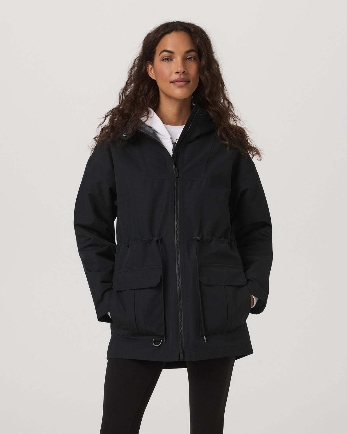 Women Vuori Pfeiffer Rain Jacket Black