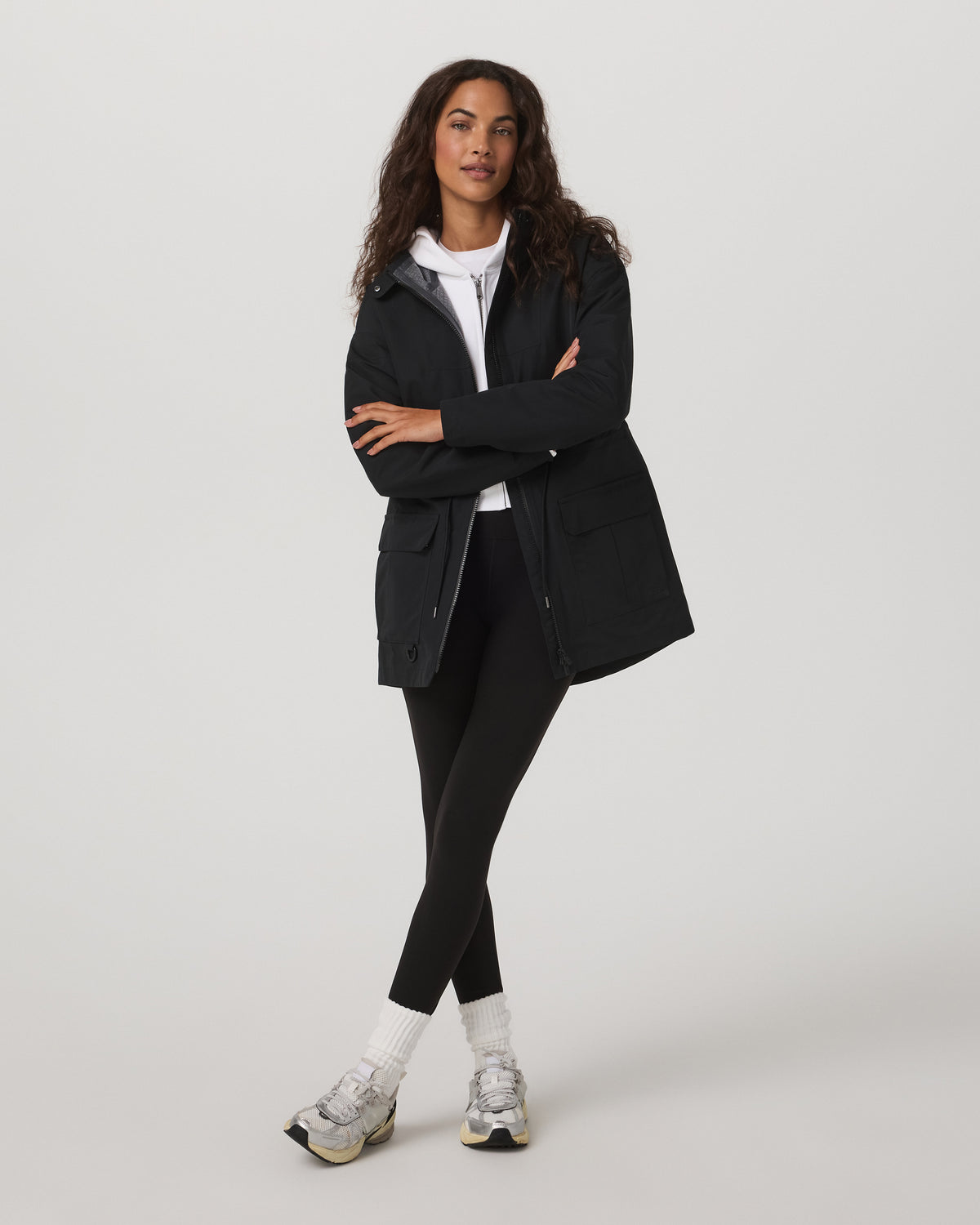 Women Vuori Pfeiffer Rain Jacket Black
