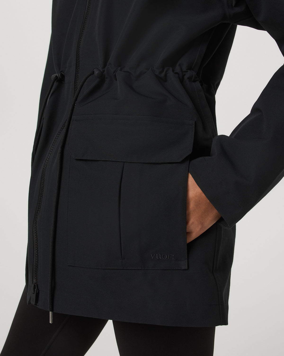 Women Vuori Pfeiffer Rain Jacket Black
