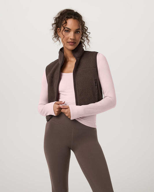 Women Vuori Alpine Vest Women's Java Fleece Vest