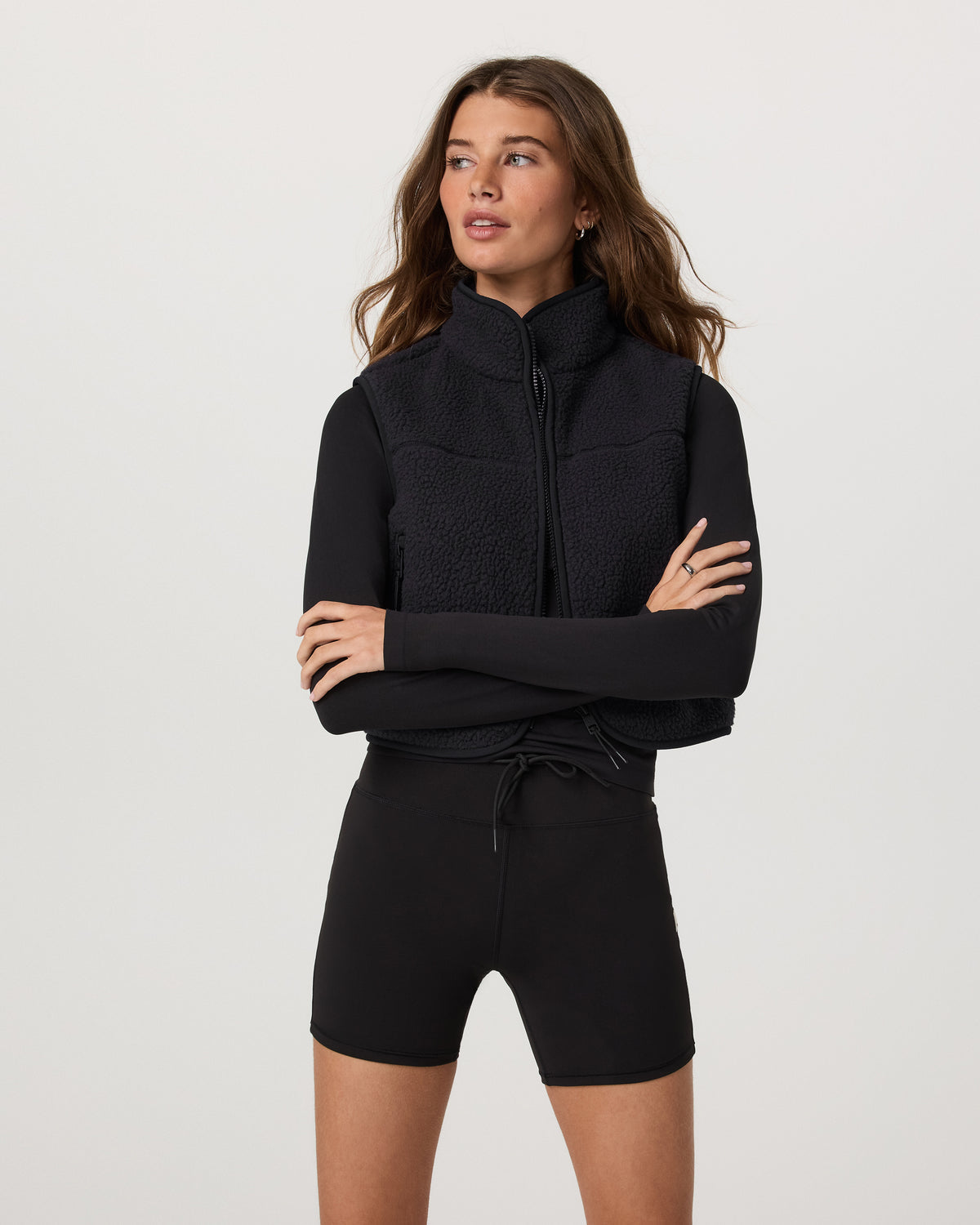 Women Vuori Alpine Vest Women's Black Fleece Vest