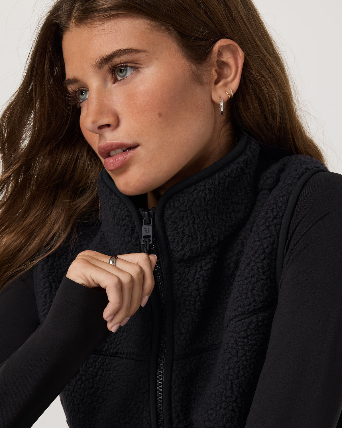 Women Vuori Alpine Vest Women's Black Fleece Vest