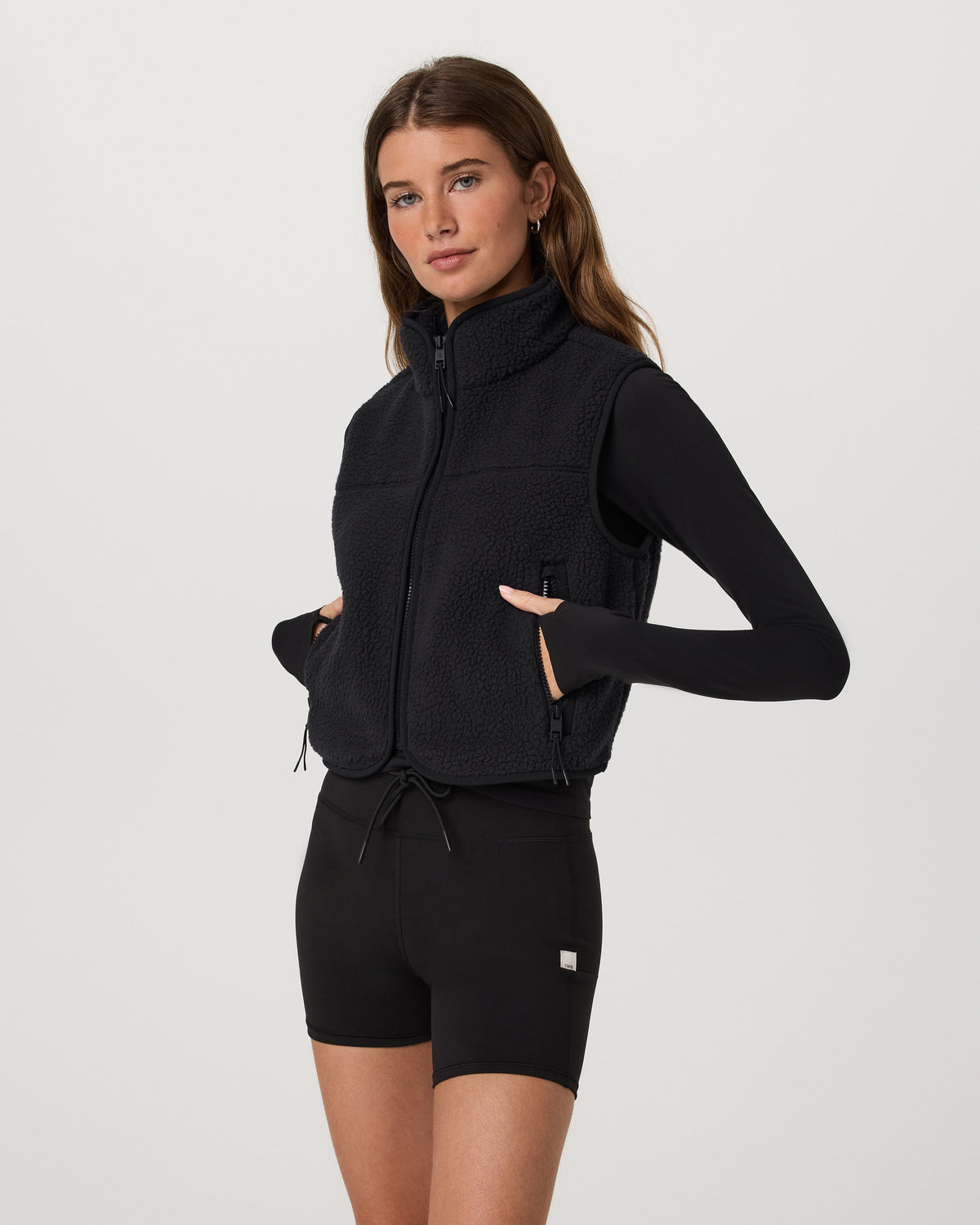 Women Vuori Alpine Vest Women's Black Fleece Vest