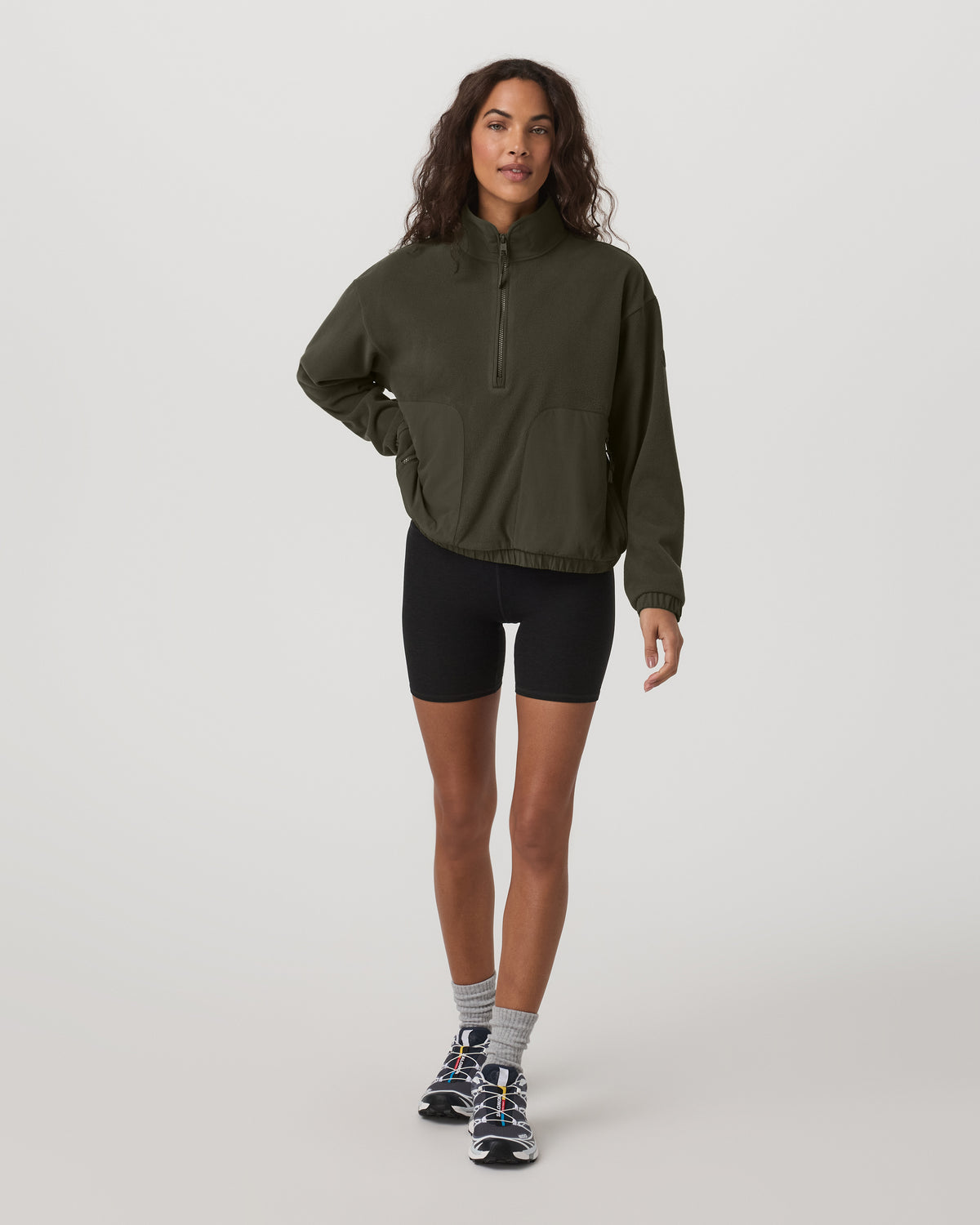 Women Vuori Women's Aspen Half Zip Women's Olive Pullover