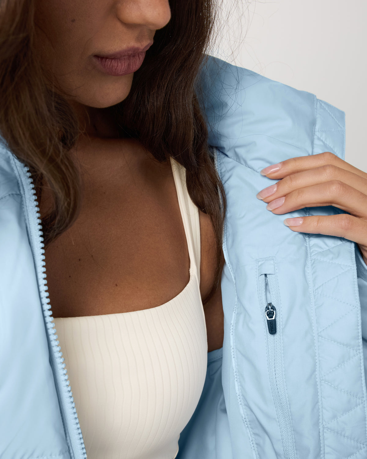 Women|New Vuori Alta Down Jacket Women's Crystal Blue Puffer Jacket