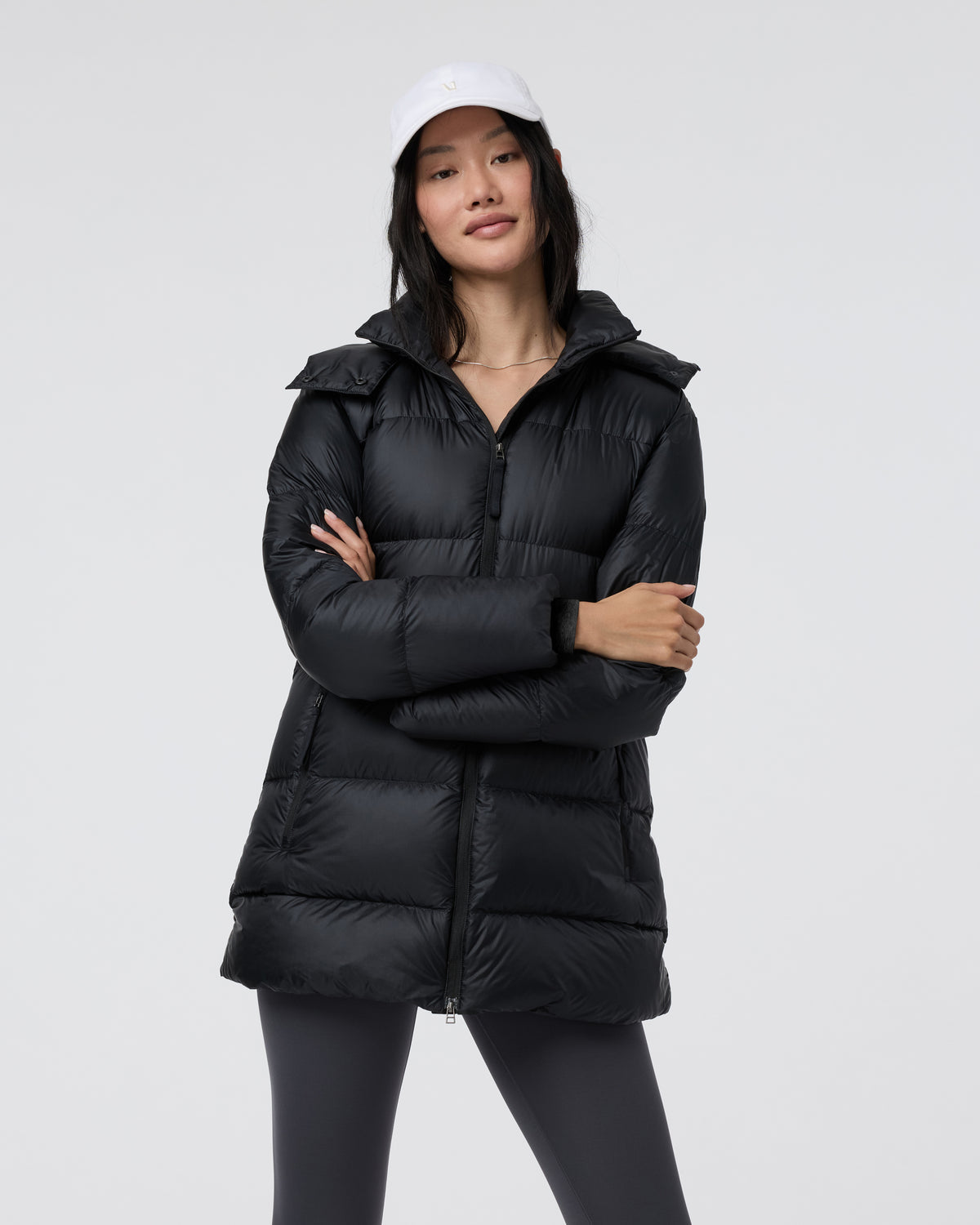 Women Vuori Vail Long Down Jacket Women's Black Jacket
