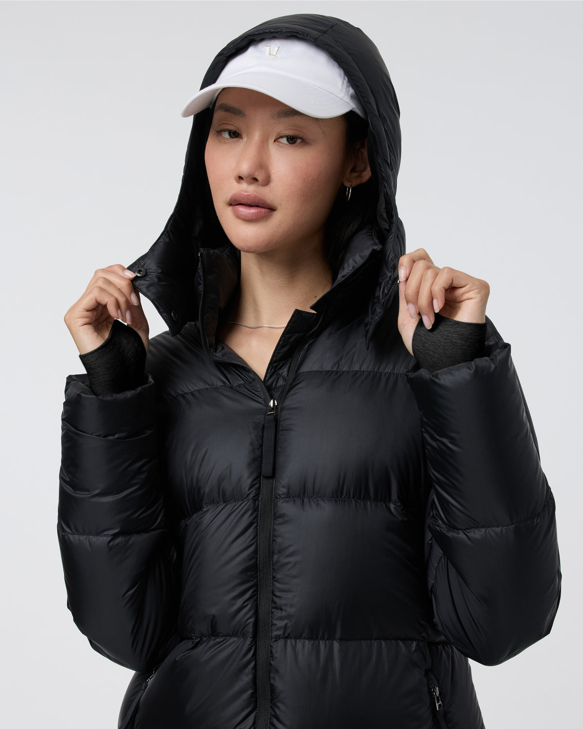 Women Vuori Vail Long Down Jacket Women's Black Jacket