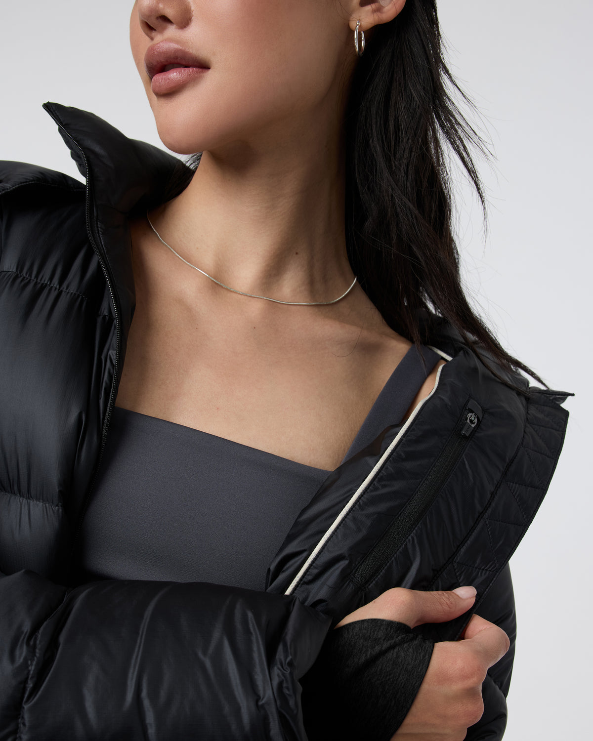 Women Vuori Vail Long Down Jacket Women's Black Jacket