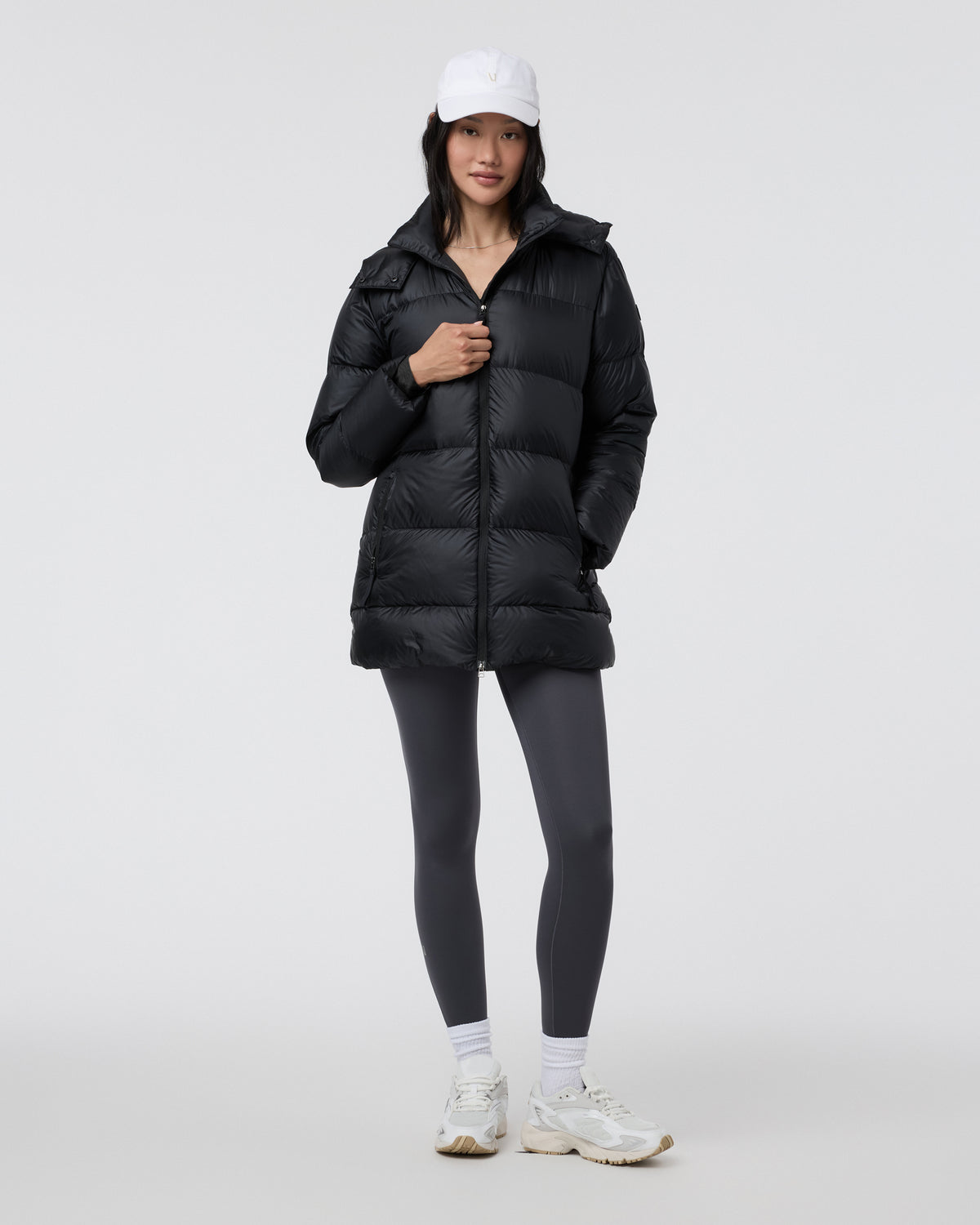 Women Vuori Vail Long Down Jacket Women's Black Jacket