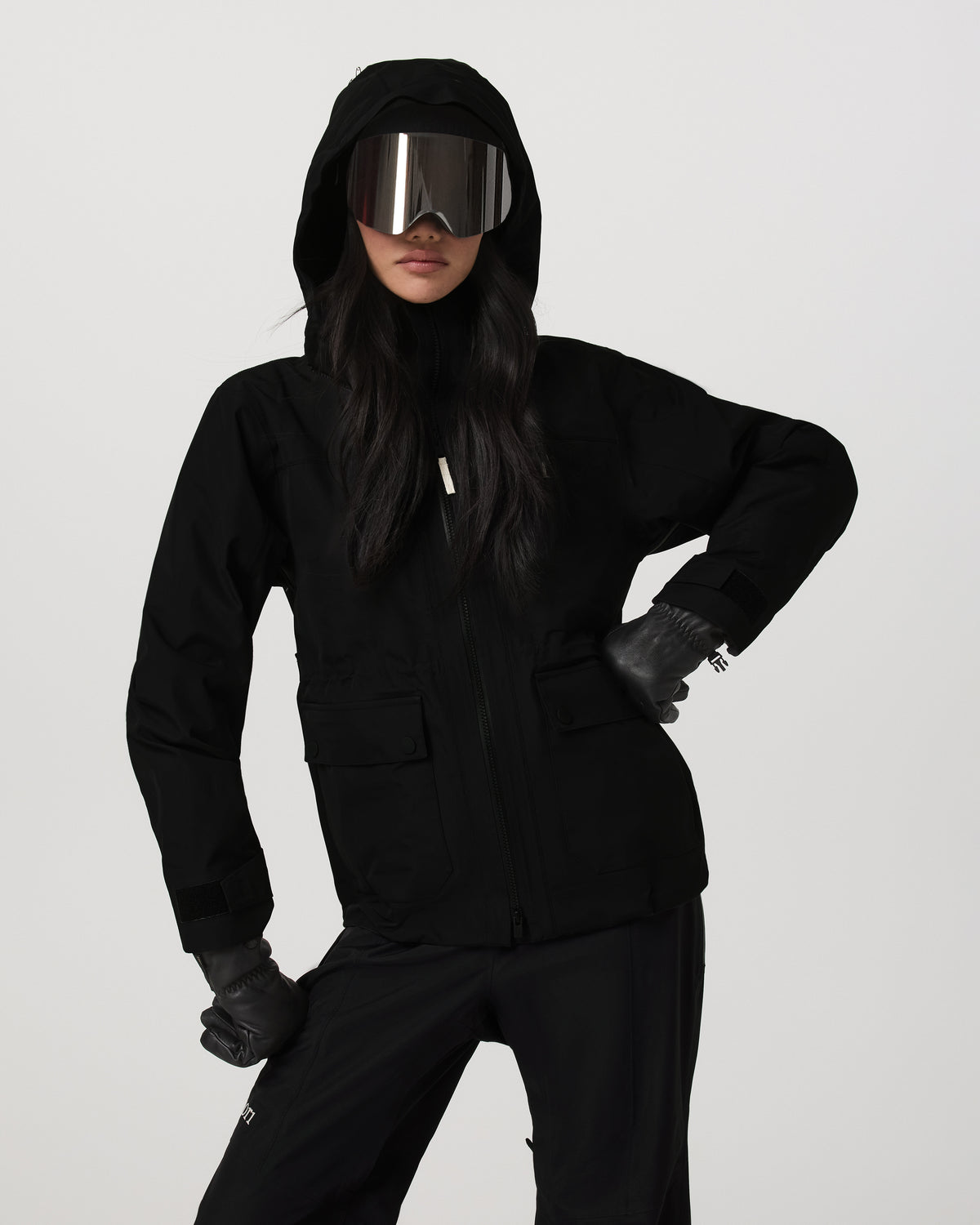 Women Vuori Women's Taika Snow Shell Black Ski/Board Jacket