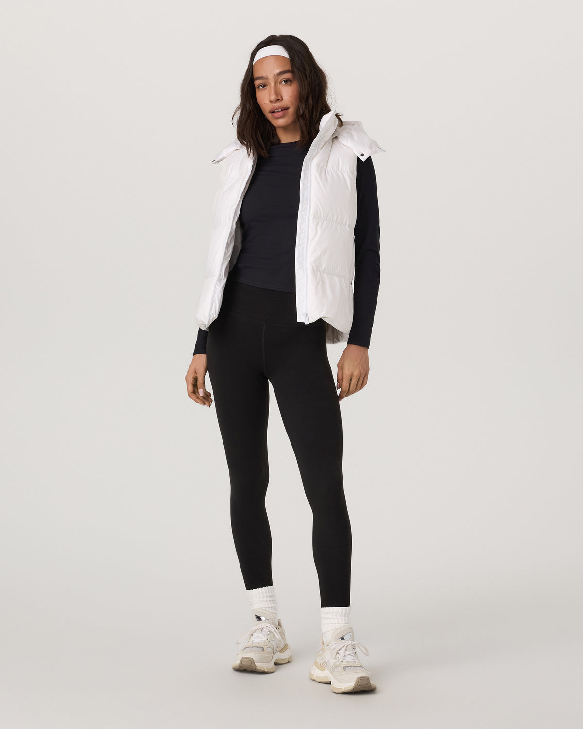 Women|New Vuori Alta Down Vest Women's White Sleeveless Vest