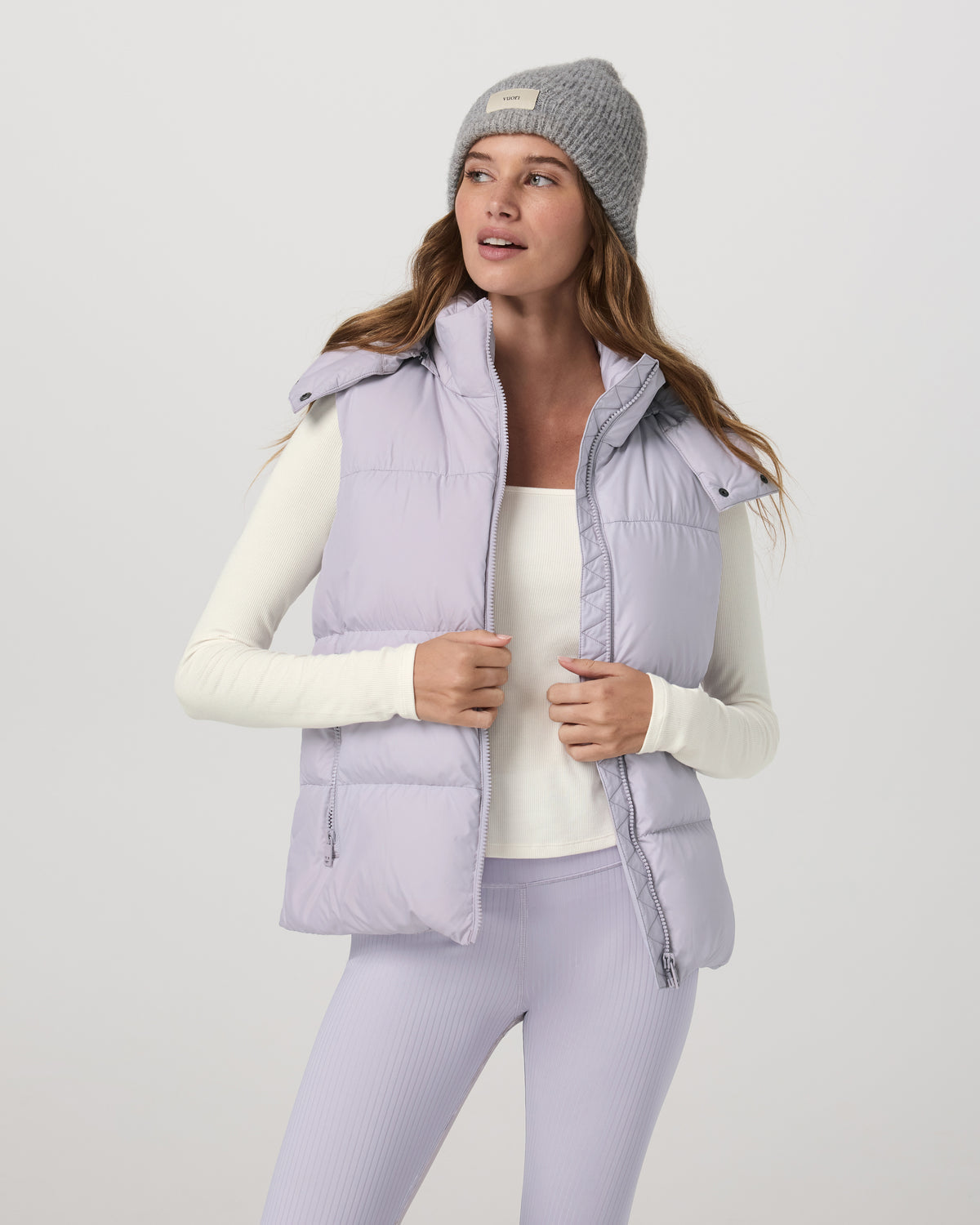Women|New Vuori Alta Down Vest Women's Lavender Ice Sleeveless Vest