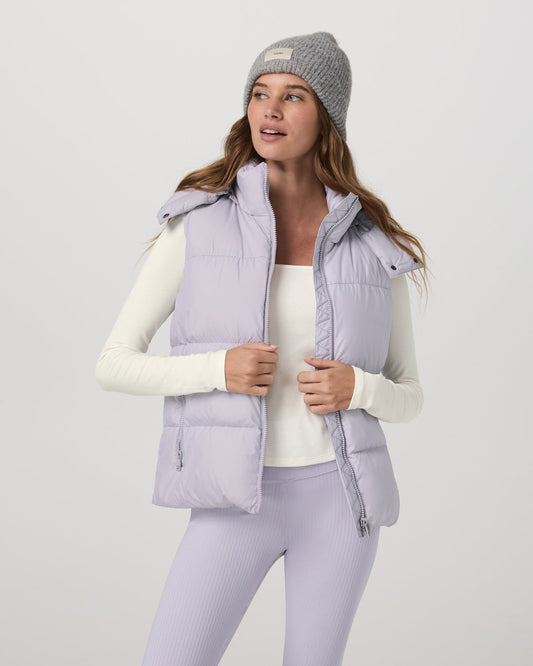 Women|New Vuori Alta Down Vest Women's Lavender Ice Sleeveless Vest