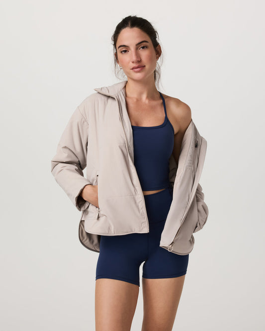 Women Vuori Canyon Insulated Jacket Women's Pumice Full-Zip Jacket