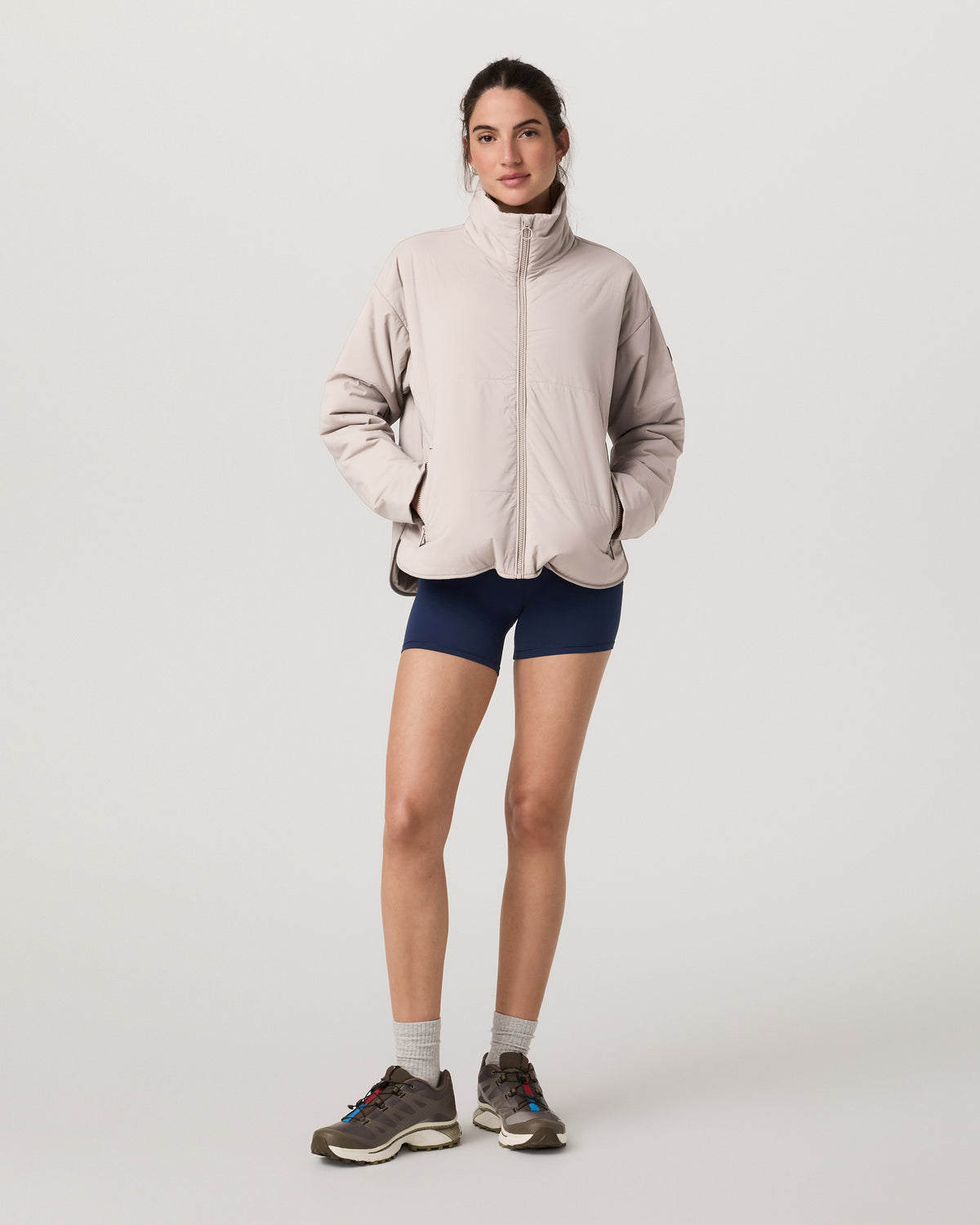Women Vuori Canyon Insulated Jacket Women's Pumice Full-Zip Jacket