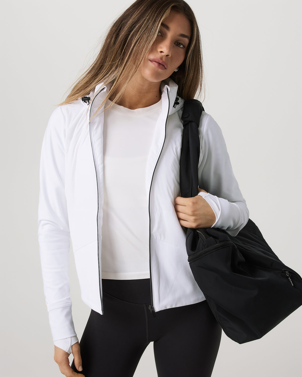 Women Vuori Chilled Out Full Zip Women's White Training Jacket