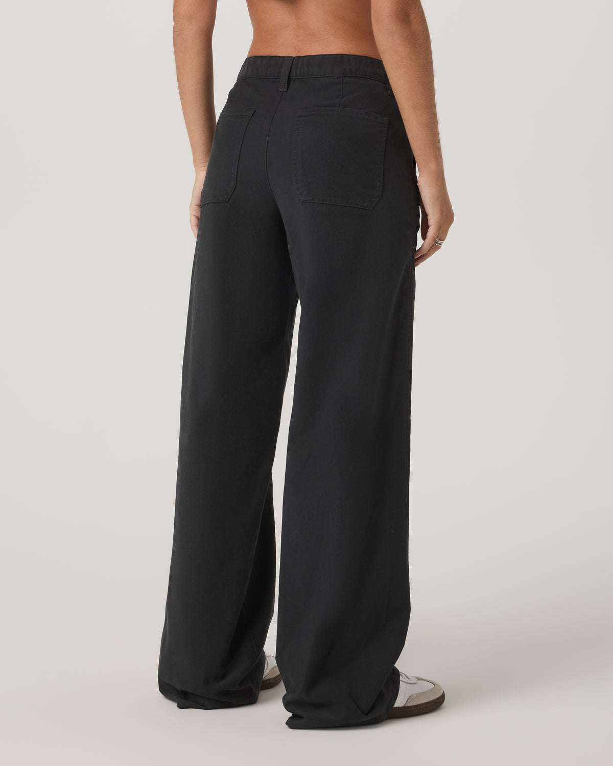 Women Vuori Telluride Twill Pant Women's Washed Black Pants