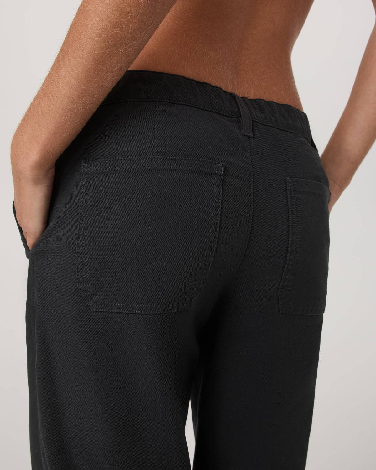 Women Vuori Telluride Twill Pant Women's Washed Black Pants
