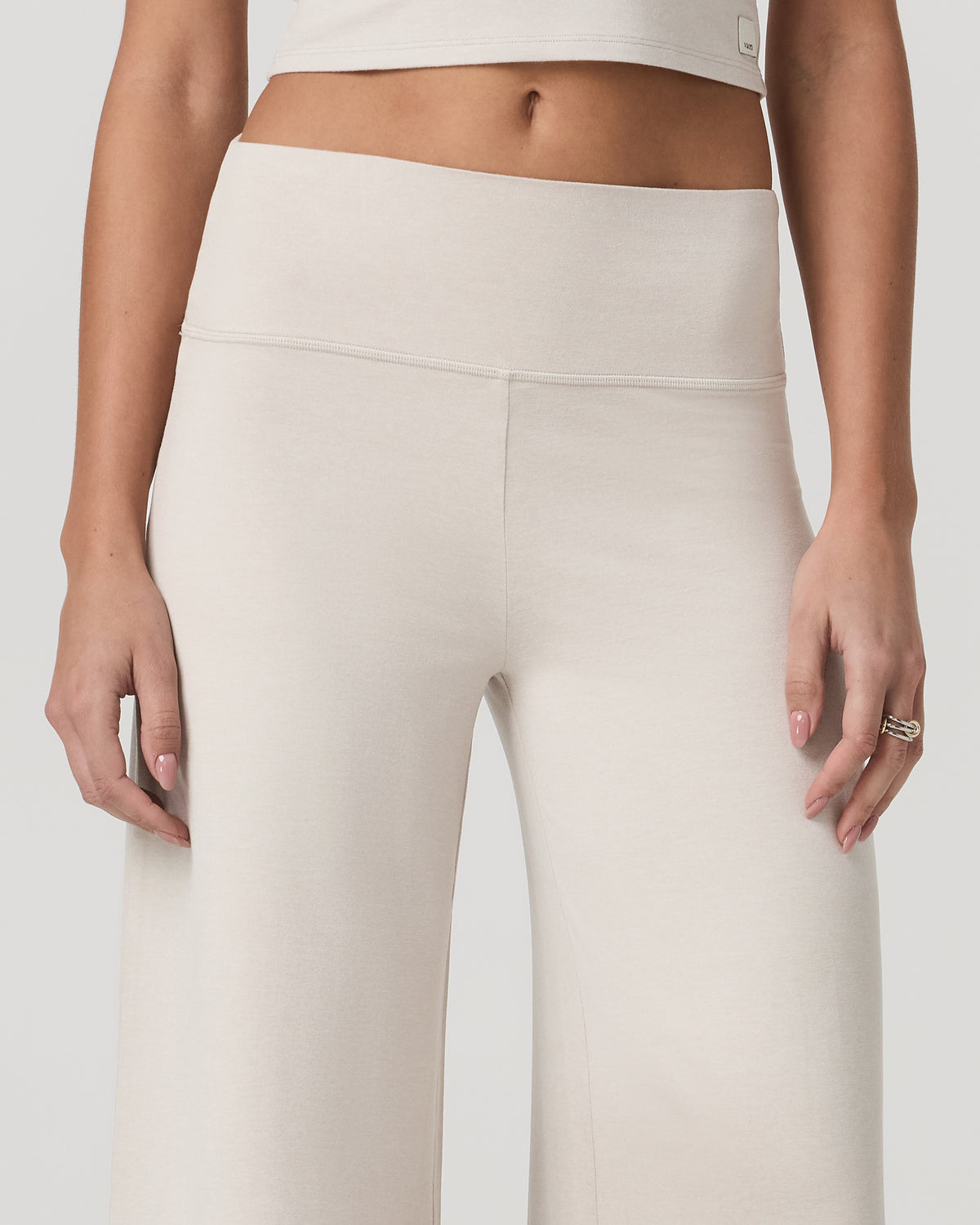 Women|New Vuori Halo Easy Wideleg Pant Women's Ecru Heather Pants