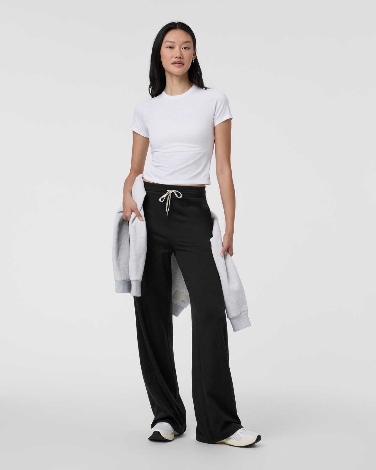 Women Vuori Halo Essential Wideleg - Long Black Heather