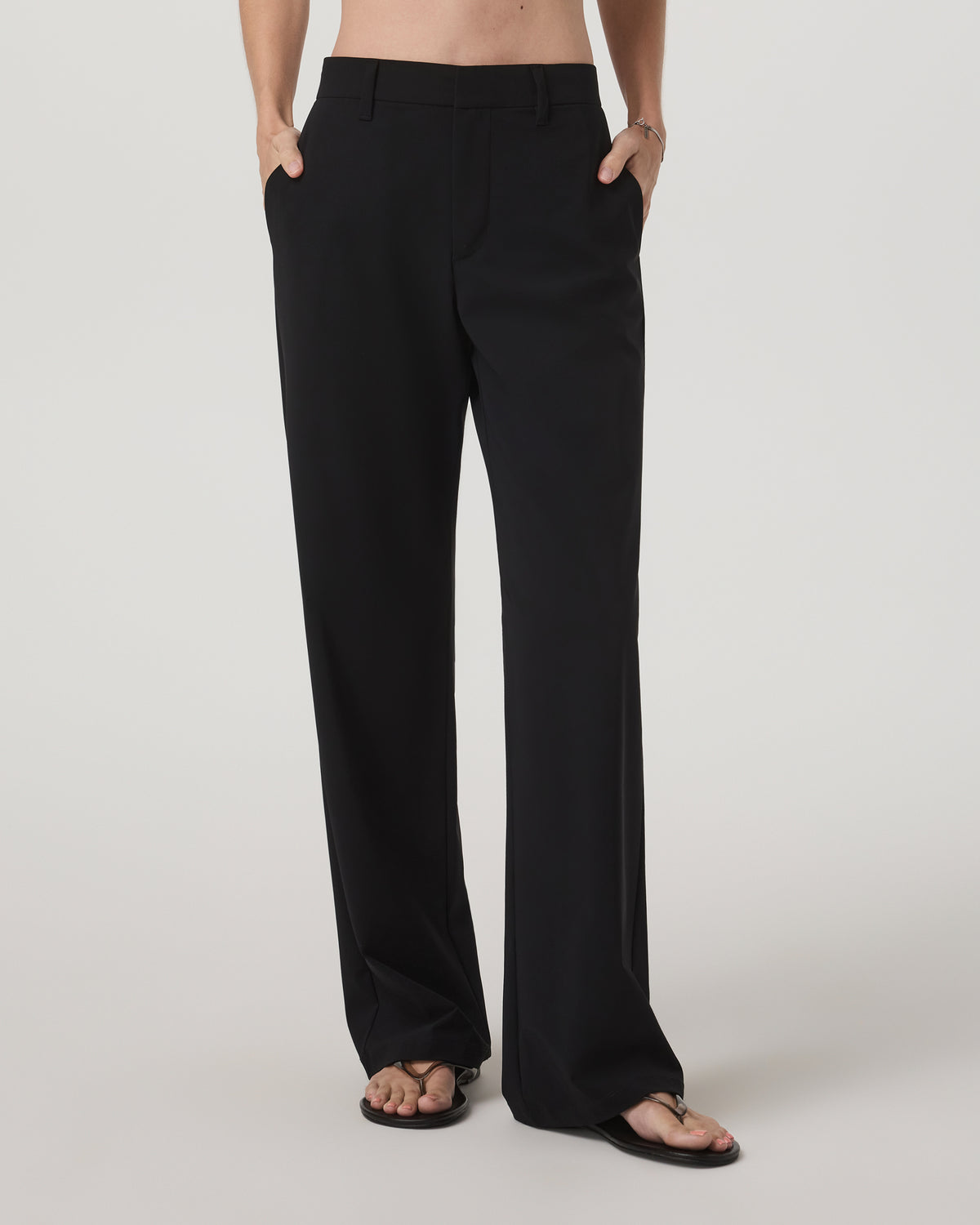 Women Vuori Miles Trouser Women's Black Straight Leg Pants