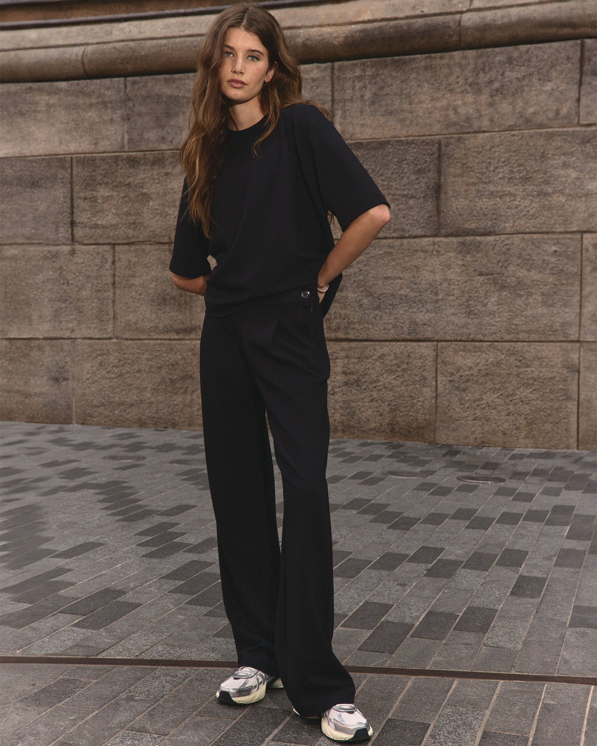Women Vuori Maven Wideleg Pant Women's Black Lounge Pants