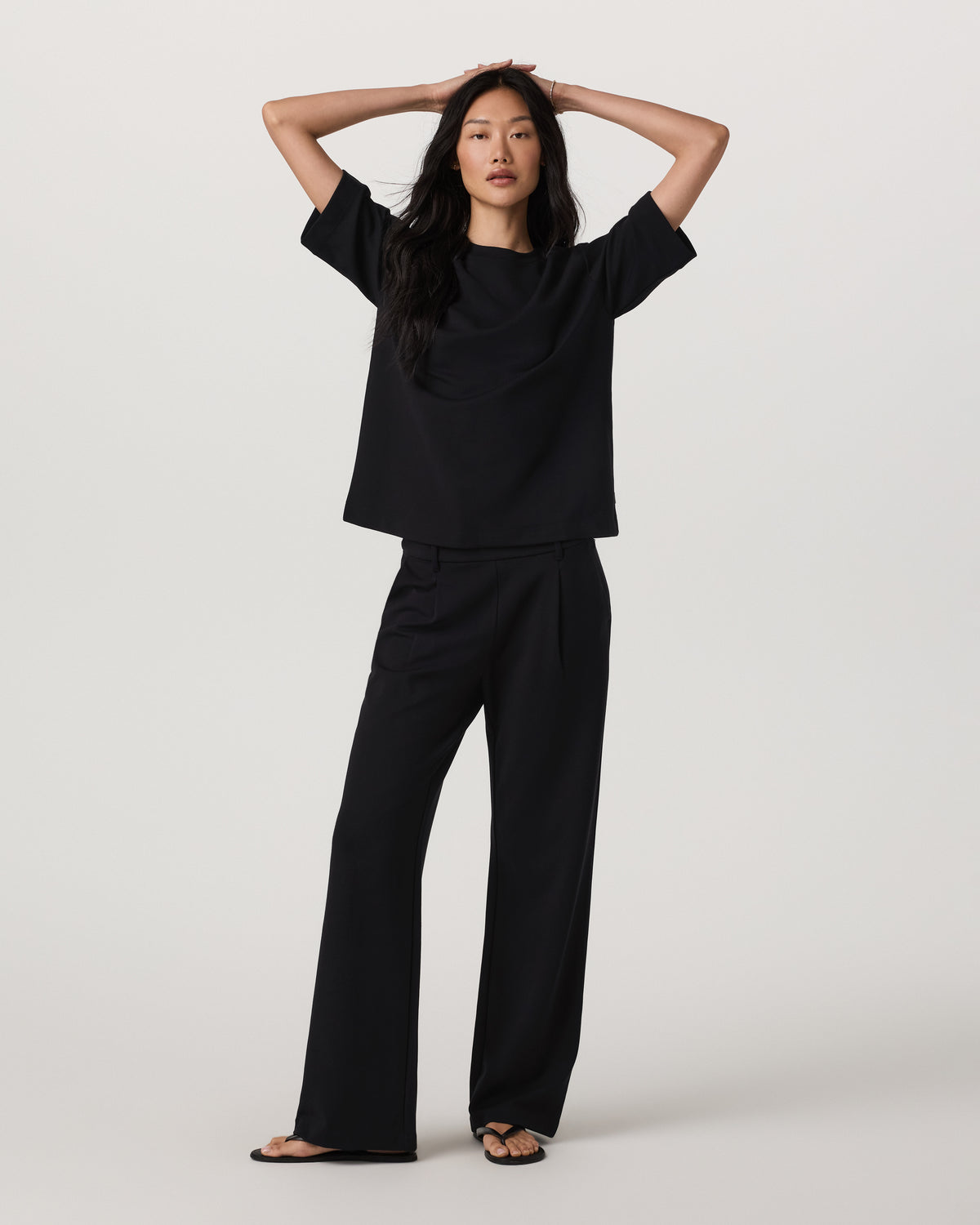 Women Vuori Maven Wideleg Pant Women's Black Lounge Pants