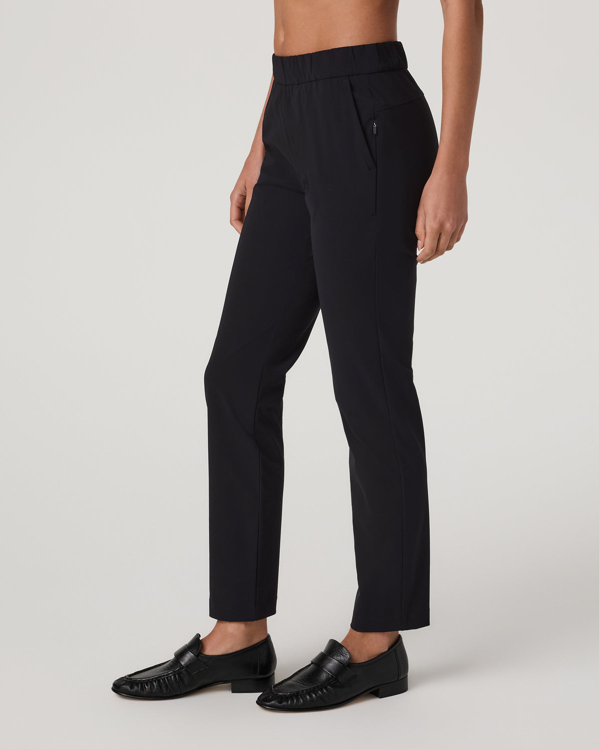 Women Vuori Miles Ankle Pant - Long Women's Black Performance Pants