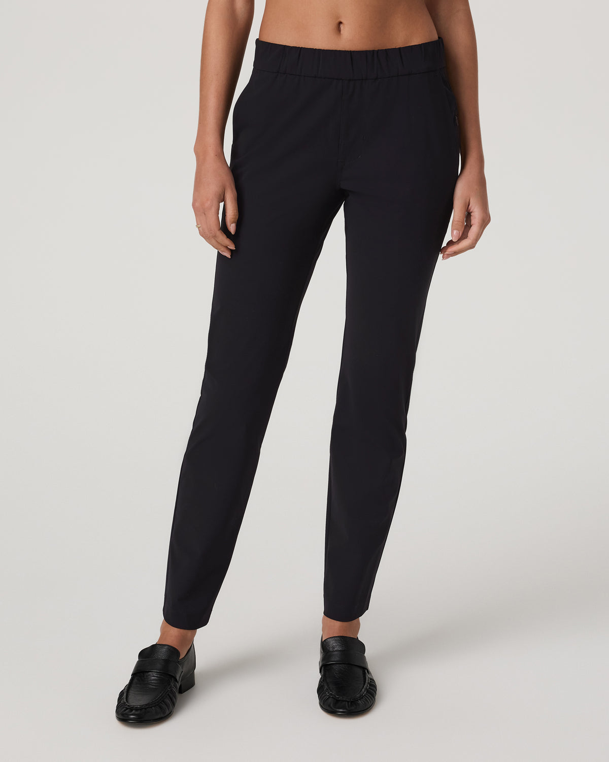 Women Vuori Miles Ankle Pant - Long Women's Black Performance Pants